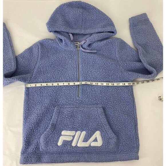 FILA Fleece Pullover Half-Zip Jacket Lavender - Women's Size Small - Picture 4 of 8